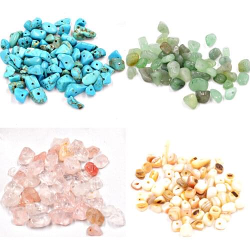 FLTMRH Freeform Chip Natural Stone Beads Irregular Shape For DIY Necklace Bracelet Fashion Jewelry Making Making