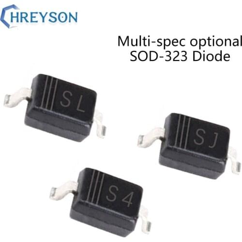 100Pcs SMD Fast Switching Diode 1SS355 A 1N4148WS T4 1N5819WS S4 1N5819 S4 100V SOD-323 Electronic Components