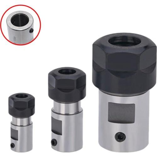 ER11 ER16 ER20 8MM 10MM 12MM 14MM 16MM Collet Chuck Motor Shaft Extension Rod Spindle Collet Lathe Tools Holder Milling Boring