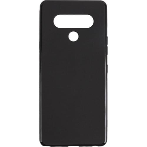 Fundas For LG Stylo 6 Phone Case Black Plain TPU Soft Silicone Back Protective Cover Case Housing