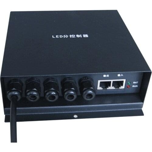 H801RA;WS2812B/WS2811 4 ports salve LED pixel controller;work with computer network;TTL(SPI)signal output(LED Studio)