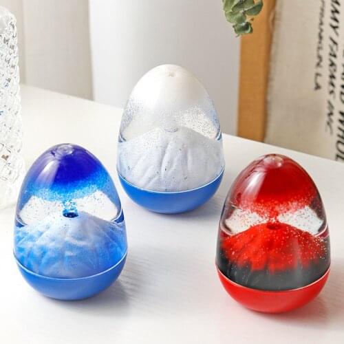Creative Egg Shape Volcanic Hourglass Ddecoration Bar living Room Ornaments Children Game Sand Clock Timer Home Decoration