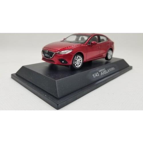 1:43 Diecast Model for Mazda 3 Axela 2014 Red Sedan Alloy Toy Car Miniature Collection Gifts Mazda3
