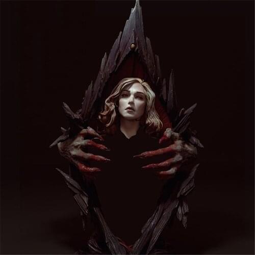 Lost Soul Resin Bust Kit 1/10 Scale Assembly Model Figure Resin Kit Bust Colorless Self-Assembled Toy