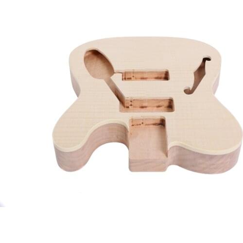 Unfinished Guitar Body Mahogany Telecaster Electric Guitar maple top RIGHT Hand