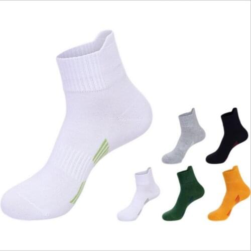 5 Pairs Men Women Sport Socks Unisex Short Tube Breathable Socks Anti-Sweat Outdoor Running Socks Basketball Football Socks