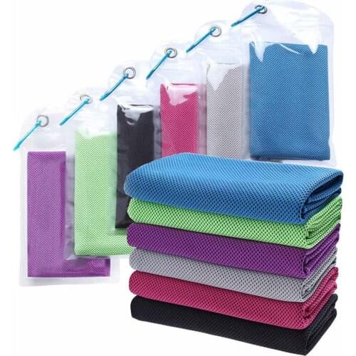 Cooling Towel 30 X 100cm Chilly Cool Towel Microfiber Towels Travel Quick-Dry Beach Towel Microfiber Gym Towel for Yoga Outdoor