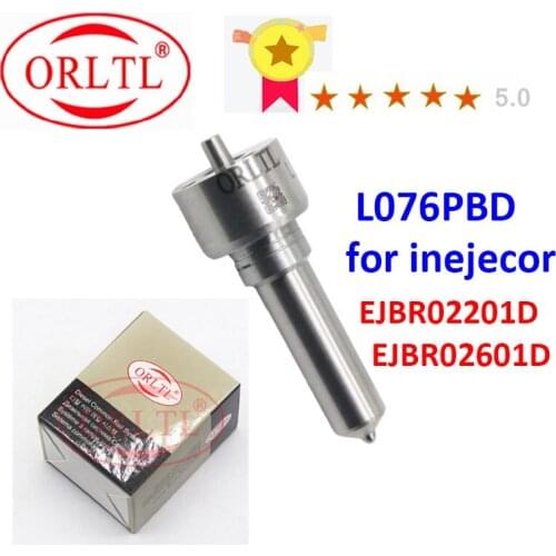 ORLTL New L076PBD Black Coated Needle Nozzle L 076 PBD Fuel Injector Nozzle for EJBR02201D EJBR02601D