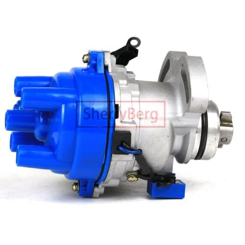 SherryBerg Complete Distributor for Kia Pride Mazda Kk150-18-200a for Mazda B3 1.3 1.6 Ford Laser 1.3 12N.011/021.093 Blue Cap
