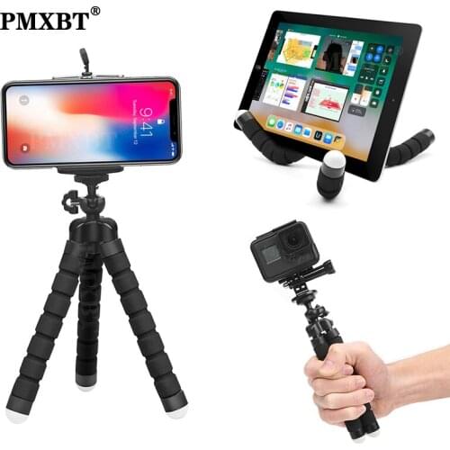 Tripod For Phone Holder Mobile Camera Desk Bracket For iPhone Xiaomi mi7 8 9 10 Samsung Huawei Smartphone Tripe Stand Clip Mount