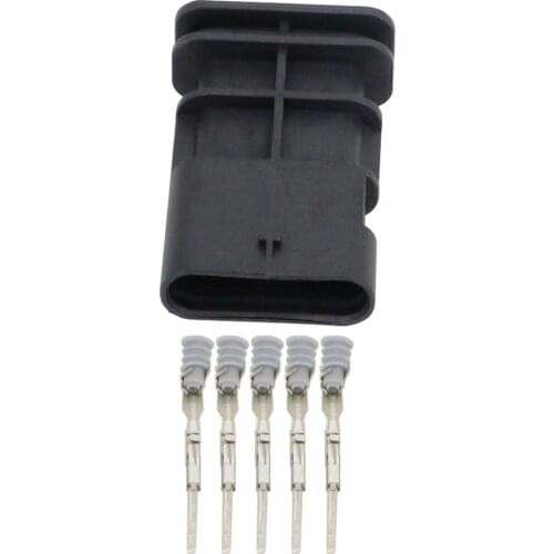 5 Pin Male Connector Plug Nitrogen Oxygen Sensor Plug 1-2141520-1 Air Flow Meter DJ7052-1.2-11