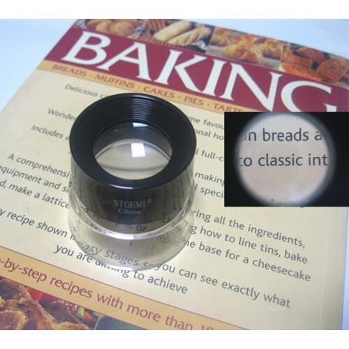 STOEMI High Quality 8X Stand Magnifier 6802 for Watching News Papper Stamps Pictures