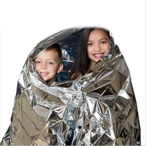 Waterproof Emergency First Aid Blanket Multi-function Camping Waterproof Emergency Survival Insulation Foil Rescue Blanket