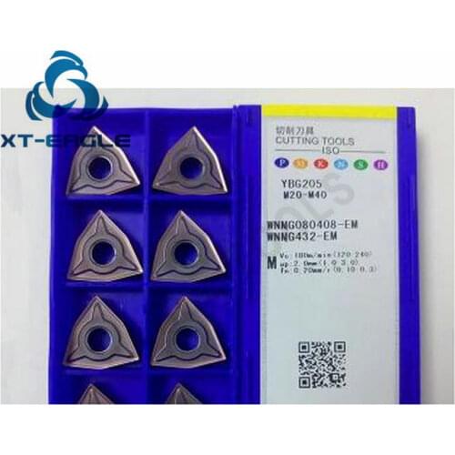 WNMG080404-EF YBG205 WNMG080404-EM YBG205 Free shipping!Original brand CNC blade