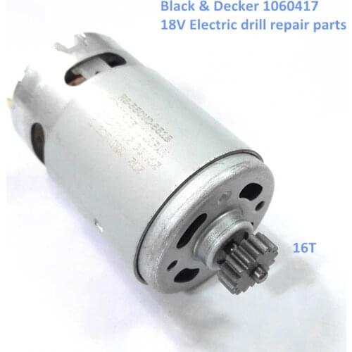 18V Electric drill motor repair parts 1060417 with 16T gear