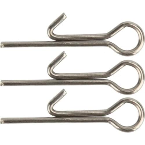 100Pcs Fishing Bait Stinger Spike Hook Soft Lure Bait Fixed Connecting Pins Needle Swivel Carp Fishing Tackle Accessories