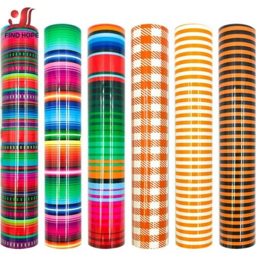 19in x 39in 6 Assorted Colors Mexican Design Heat Transfer Vinyl Iron on Tshirt HTV Printing for Cricut Cameo or Heat Press DIY