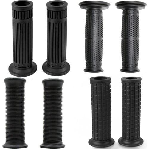 7 styles Motorcycle handlebar grip Hand Grips Retro Rubber handle bar Motorbike Vintage Coke Bottle Hand handlebar grips