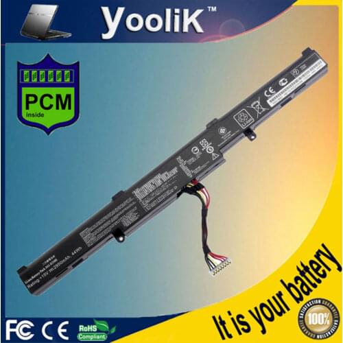 4 Cell 2950mAh New A41-X550E Battery for ASUS R752LJ R752LD R752LB R752M R752L R751J X751M