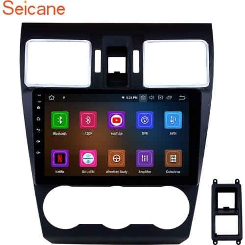 Seicane 9" DSP Android 10.0 2din Car Radio Stereo Audio Multimedia Player GPS Head Unit for 2014 2015 2016 Subaru WRX forester