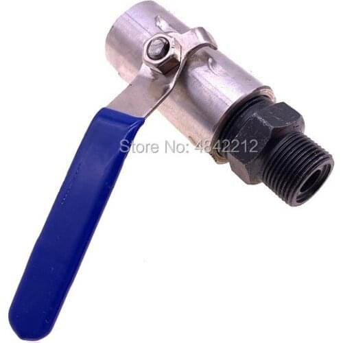 Free shipping 2pcs/lot screw air compressor ball valve 23517998 for IR machine