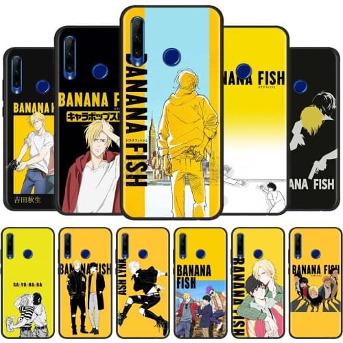 Banana Fish Anime Case For Huawei Y9a Y7a Y8p Y8s Y6p Soft Silicon Shell for HUAWEI Y9 Y7 Y5p Y6 2019 Phone Cover TPU Bumper