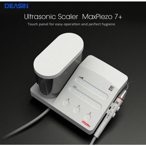Teeth Cleaning MaxPiezo 7+ Multifunction Touch Screen Led Portable Dental Ultrasonic Scaler with 600ml Self Water Tank Supply