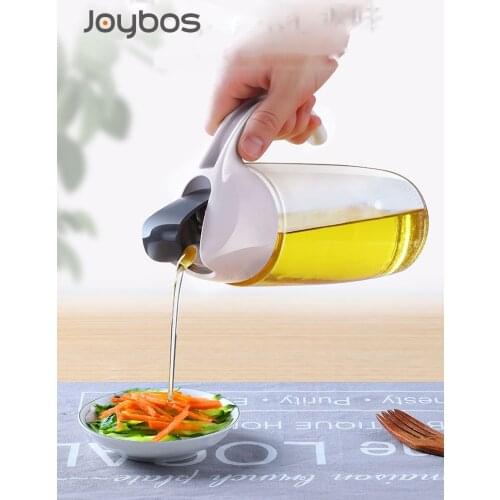 JOYBOS Oiler Household Glass Bottle Leak-Proof Edible Soy Sauce Bottle Vinegar Condiment Bottle Set Kitchen Supplies Can JX27