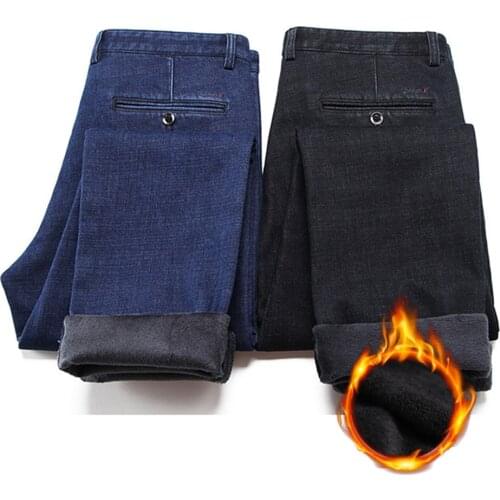 Мужские джинсы на флисе ICPANS China At AliExpress