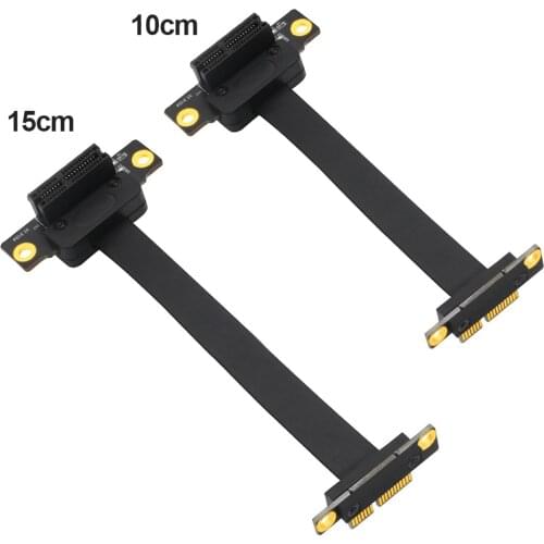 Desktop PCI-Express 36Pin Ribbon Flex Cable Extender Ribbon Adapter Extension Cable PCI-E 1X Slot Extension Riser Card