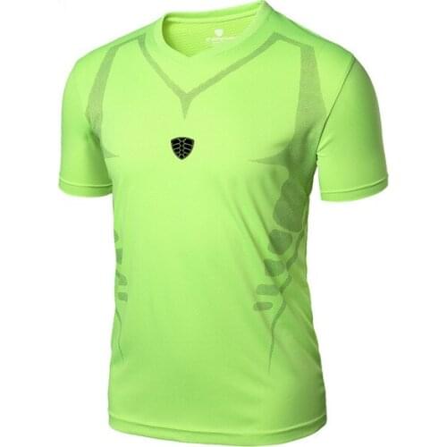 Summer Quick Dry Compression Mens Short Sleeve T-Shirts Running Shirt Fitness Tight Tennis Soccer Gym Shirt Sportswear