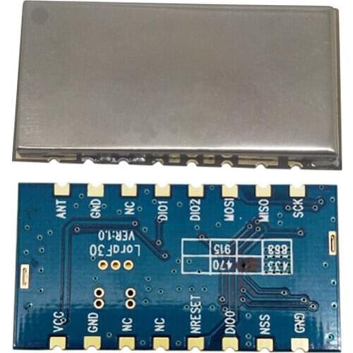 2pcs/lot LoRa module Lora1276F30 with Rubber antenna 868mhz 6Km to 8Km RF transceiver 27dBm 500mW sx1276