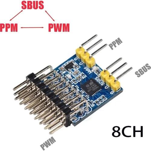 8CH PWM PPM SBUS Signal Conversion Adapter Module Converter input voltage 3.3-20V For RC Airpanle Drone Part