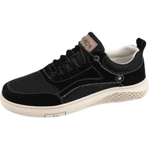 Spring And Autumn New Mens Canvas Mesh Shoes Comfortable Tide Shoes Non-Slip Cloth Shoes All-Match Sports Shoes Mens Sneakers