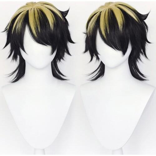 Anime Tokyo Revengers Hanemiya Kazutora Cosplay Wig Heat Resistant Synthetic Hair Carnival Halloween Party Props