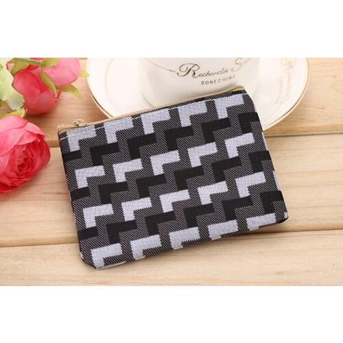 Polyester ladies coin purse keychain snack bag USB cable earphone bag mini cute oval zipper student coin purse holiday gift