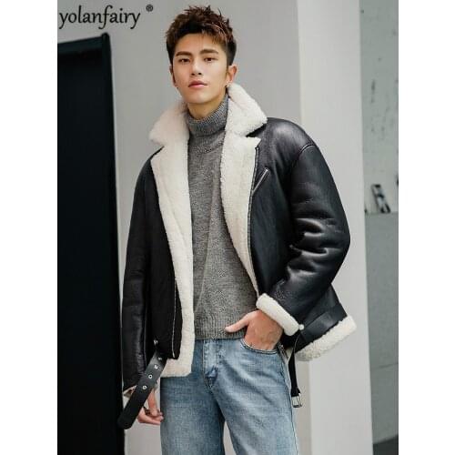 QYLVAWOY Mens Biker Jackets