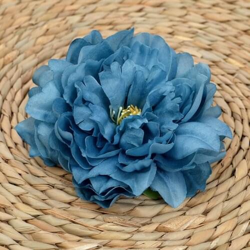 Romantic Peony Flower Heads Silk Flowers Wedding Flower Wall Arrangement Background Floral Art Farmhouse Home Decor Fake Peonies