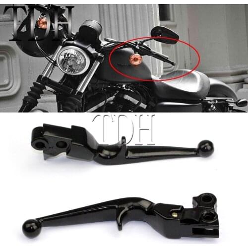 Motorcycle Clutch Brake Levers For Harley Dyna Low Rider Sportster XL 1200 883 Softail Wide Glide Street Bob Touring 1996-2010