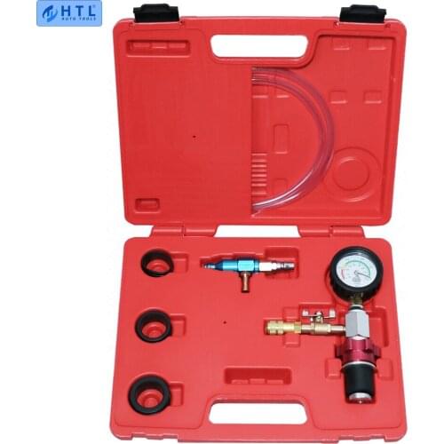 Cooling System Vacuum Purge Radiator Coolant Refill Tool Kit Automotive Water Tank Pneumatic Vacuum Antifreeze Change Filler Set