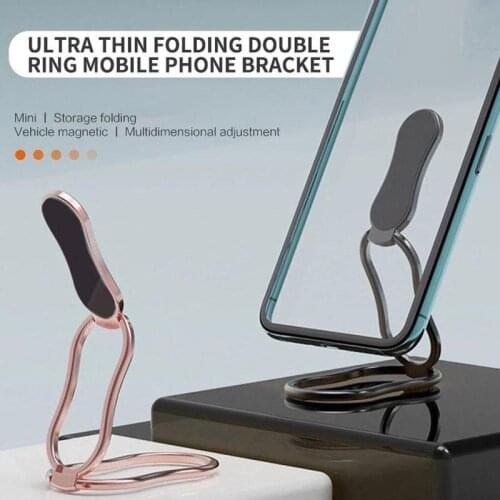 1PCS Folding Metal Mobile Phone Holder Multifunctional Folding Stand Desktop Portable Telescopic Hand-held Mobile Phone Holder