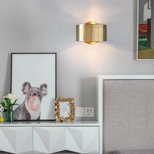 Modern Luxury Gold Led Wall Sconce Light Fixtures Wall Lamp Mirror Lights for Home Art Deco Loft Industrial Lamp Stair Luminaire