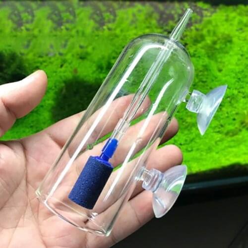 Glass Cover Fish Tank Aquarium Air Stone Oxygen Aerator Increasing Air Bubble Pond Pump Hydroponic Oxygen Supply High Quality