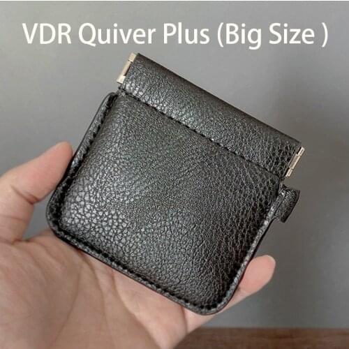 VDR Quiver Plus Magic Tricks Stage Close Up Magia Coin Purse Leather Magie Appear Magica Illusion Gimmick Props Professional