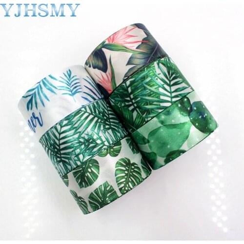 YJHSMYG,D-17921-679 25 mm 5 yards spring Flower satin ribbons,clothing Accessories,party decoration,DIY handmade material