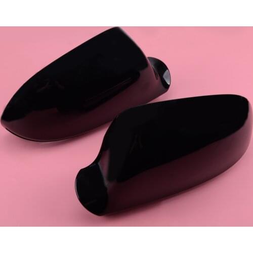 1Pair Shiny Black Side Wing Rearview Mirror Cover Cap Casing Fit for AUDI A3 A4 B8 A5 A6 A8 S8 Q3 Without Side Assist 8F0857528B