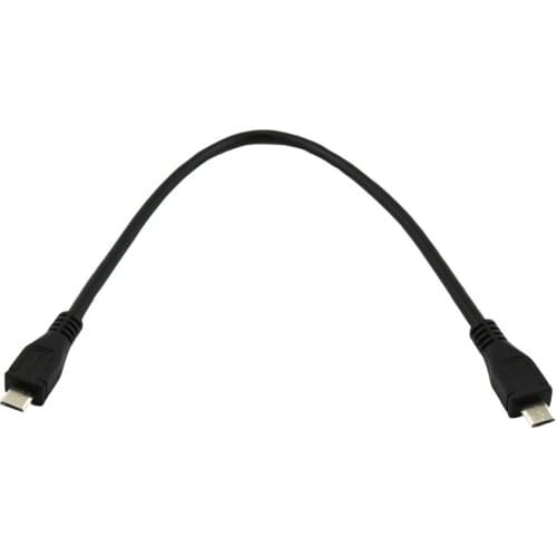 1x Micro USB 5 Pin B Male to Micro 5 Pin USB Male Plug Data Adapter Converter Male to Male Extension Cable Cord 25cm