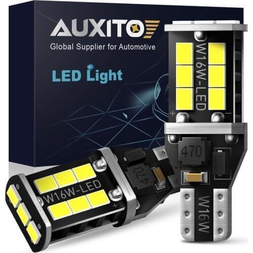 2x W16W LED CANBUS T15 Car Backup Reverse Lights for Honda Accord Civic 4D CRV fit Pilot Stream Insight NO OBC ERROR Tail Lamp