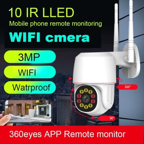 360EYES APP MIni Speed Dome Camera for Mobile Phone connection camera PTZ indoor outdoor WIFI camera 10LED waterproof RV