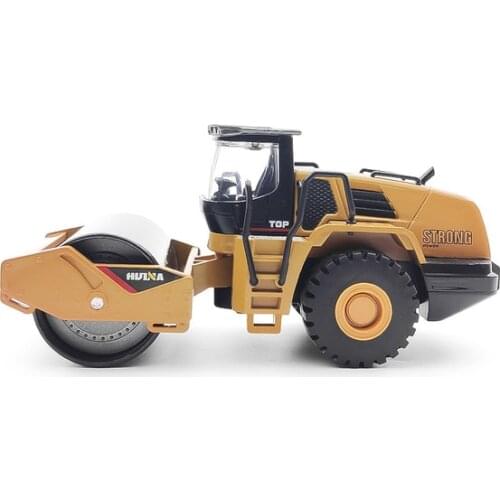 7715-1 Simulation 1:50 Alloy Roller Model Children Truck Toy Car Decoration